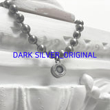 9mm ボールチェーン バレットバック ネックレス / [BLESSEDBULLET]9MM Ball chain BULLETBACK necklace