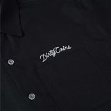 Rope Print Relaxed Shirt - Black
