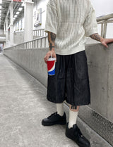 ワイドハーフストリングデニムショートパンツ / No.9607 Z wide half string denim SHORTS