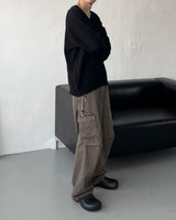 SKローレンVネックニット / SK Lauren V-neck Knitwear (4 colors)