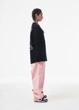 バギーコットンパンツ/MBSRCOPT136 MID90 BAGGY COTTON PANTS PINK