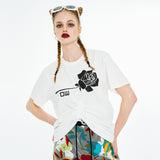 スリーピングローズTシャツ / Sleeping Rose T-shirt [White]