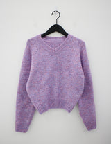 チョイスカラーV-ネックニット / Choice Color V-Neck Knit (6color)