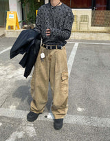 ピグメントカーゴワイドパンツ