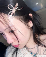Ribbon ceramics hairpin (6color)