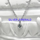 バレット バック ネックレス / Bullet Back Necklace_silver