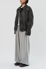 Dad Pigment Leather Jacket (2color)