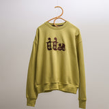 ガーデン EMB サムホールスウェットシャツ / GARDEN EMB THUMBHOLE SWEATSHIRTS-GRASS