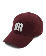イニシャルボールキャップ / initial ball cap - burgundy