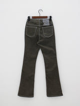 カラードウブーツカットパンツ/no.2378 color dough bootcut pants (4color)
