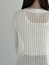 ロペマップニット/Rope Map Knit (2color)