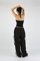 MAYA STRING PARACHUTE PANTS