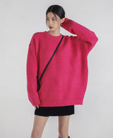 (UNISEX) サイレンスウールオーバーニット