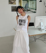 フォトスリーブレス/Photo sleeveless (3color)