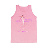 Pink Panther Leaning Against Our Logo Tank Top (3color) (6674858311798)