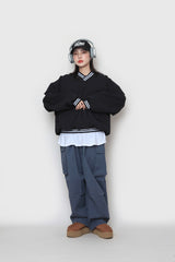 Warm-up line sweatshirt
