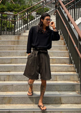 ロープハーフパンツ / virstyle rope half pants 2COLR