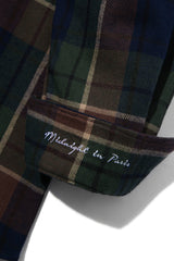ビッグプレイドチェックシャツ/Big Plaid Check Shirt S107 Green