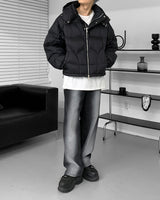 オウンノアダックダウンクロップドパッデッドジャケット/OWN Noah Duck Down Cropped Padded Jacket (2 colors)
