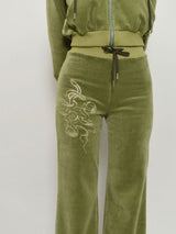 Xヒーヤジェニーベルベットタトゥーパンツ / X Heeyajenny Velvet Tattoo Pants (4590662353014)