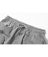 ZIPPER POCKET NYLON SHORT PANTS (6571052466294)