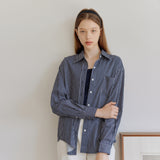 STRIPE OVER SHIRT_NAVY (6600105984118)