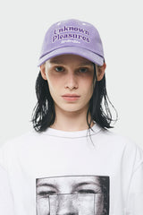 ビンテージウォッシュドキャップ/Vintage washed cap (purple)