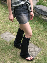 Funky nylon leg warmer 