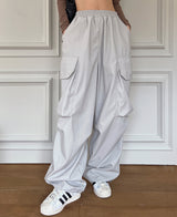 （UNISEX）F/Wバルーンカーゴナイロンパンツ