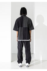 リップスタックポケットオーバーサイズドショートシャツ / LIPSTACK POCKET OVERSIZED SHORT SHIRTS (4552304558198)