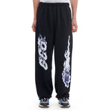 バーニングスウェットパンツ / BURNING SWEAT PANTS (BLACK)