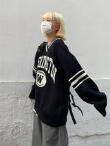 ウォッシングトーンVネックニットウェア/Washington V-neck Knitwear