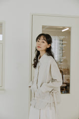 リネンベストシャツ / linen vest shirts natural