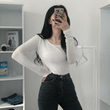 フリースドスクープネックトップ / Fleeced Scoop Neck Top