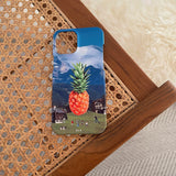 パイナップルハウスハードスマホケース/Pineapple house hard case