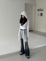 Ballet Core Hooded Wrap T-shirt