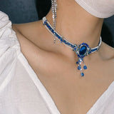 ダイアナチョーカー / Diana blue choker