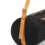 POCKET VINTAGE STITCH POINT DUFFLE BAG [BLACK]
