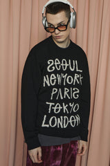 CITY ROUND KNIT / BLACK