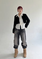 ウィッシュブラックデニムパンツ/no.3618 Wished Black Denim Pants
