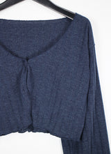 アロリブドクロップカーディガン / Allo Ribbed Crop Cardigan (5color)