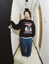 キャベンディッシュカフェスウェットシャツ/CAVENDISH CAFE SWEATSHIRT BLACK(CV2CFUM464A)