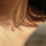 ラウンデッドシルバーペンダントネックレス / [CCNMADE] Rounded Silver Pendant Necklace (3color)