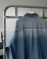 MONTH Brush Denim Shirt Jacket
