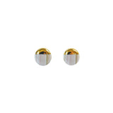 2021 Pantone Stratum daily round earring (PB) (6641905467510)