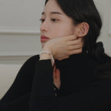 rice pearl bracelet(14K gold-filled magnetic clasp) (6680508989558)