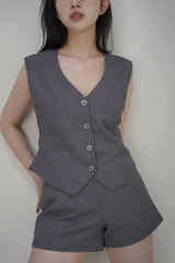 イネスベスト / lnes vest - gray