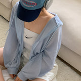 サマーブックルクロップフーディジップアップ