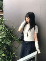 ビンテージツイストパフニットウォーマーセット