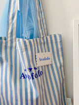 Tavira striped eco bag